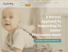 Tablet Screenshot of diaperfreebaby.org